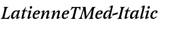 LatienneTMed Italic.ttf