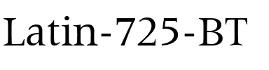 Latin725 BT Roman.ttf