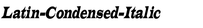 Latin-Condensed Italic.ttf