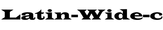 Latin-Wide Regular.ttf