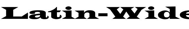 Latin-WideExt-Normal Regular.ttf