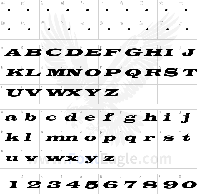 Latin-WideExtObl-Normal