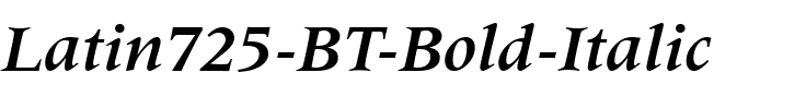 Latin725 BT Bold Italic.ttf