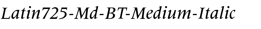 Latin725 Md BT Medium Italic.ttf