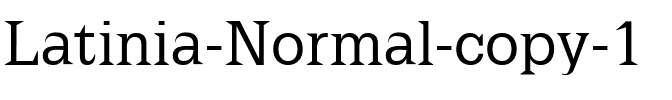 Latinia Regular.ttf