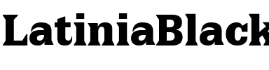 LatiniaBlack Regular.ttf