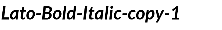 Lato Bold Italic.ttf
