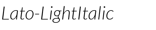 Lato Light Italic.ttf