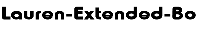 Lauren-Extended Bold.ttf