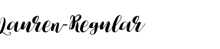 Lauren Regular.ttf