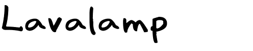 Lavalamp Regular.ttf