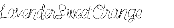 LavenderSweetOrange Medium.ttf