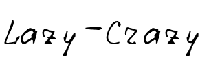 Lazy Crazy Regular.ttf