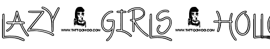 Lazy Girls hollow Normal.ttf