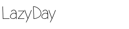 LazyDay Medium.ttf