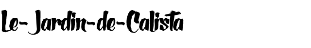 Le Jardin de Calista Regular.ttf