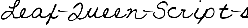 Leaf Queen Script scripty 2.ttf