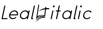 Leal italic.ttf