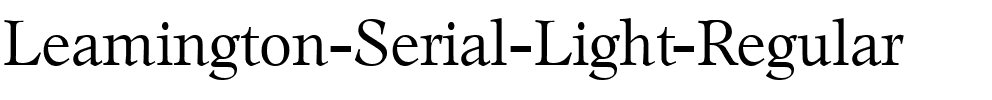 Leamington-Serial-Light Regular.ttf