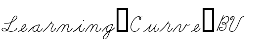 Learning Curve BV Regular.ttf