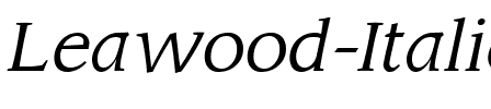 Leawood Italic.ttf