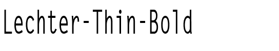 Lechter Thin Bold.ttf