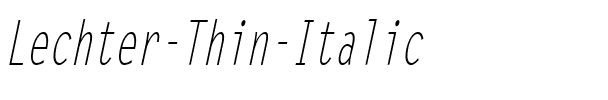 Lechter Thin Italic.ttf