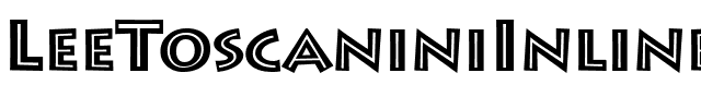 LeeToscaniniInlineSH Regular.ttf