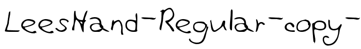 LeesHand Regular.ttf