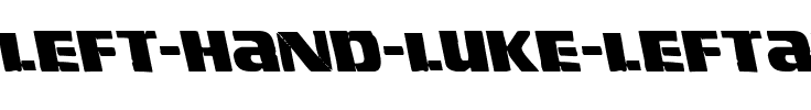 Left Hand Luke Leftalic Italic.ttf