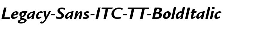 Legacy Sans ITC TT BoldItalic.ttf