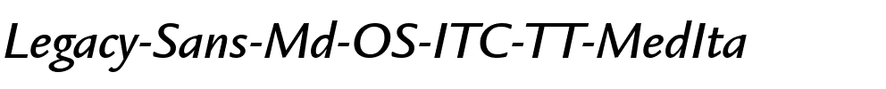 Legacy Sans Md OS ITC TT MedIta.ttf