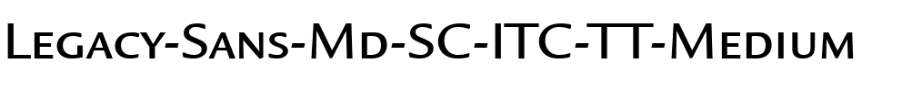 Legacy Sans Md SC ITC TT Medium.ttf