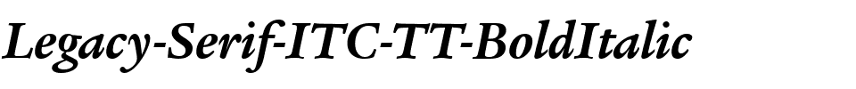 Legacy Serif ITC TT BoldItalic.ttf