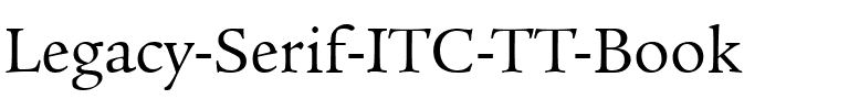Legacy Serif ITC TT Book.ttf