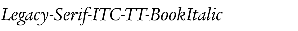 Legacy Serif ITC TT BookItalic.ttf