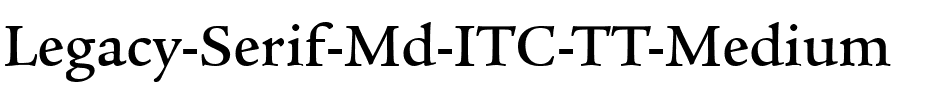 Legacy Serif Md ITC TT Medium.ttf