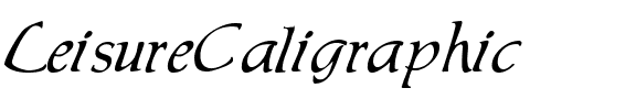 LeisureCaligraphic Regular.ttf