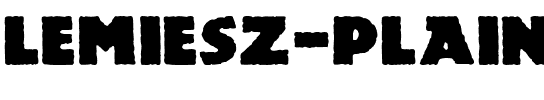 Lemiesz (Plain):001.001 (Plain):001.001.ttf