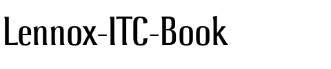 Lennox ITC Book Regular.ttf