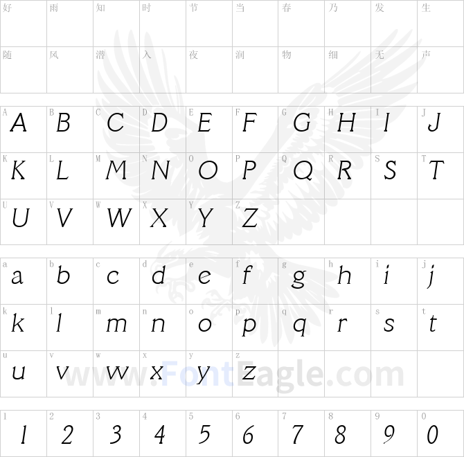 LeroyBecker-ExtraLight-Italic
