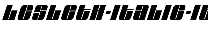Lesleth Italic Italic.ttf
