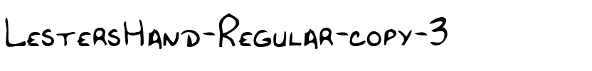 LestersHand Regular.ttf