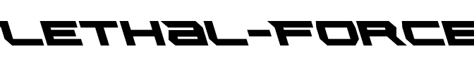Lethal Force Leftalic Italic.ttf