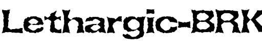 Lethargic (BRK) Regular.ttf