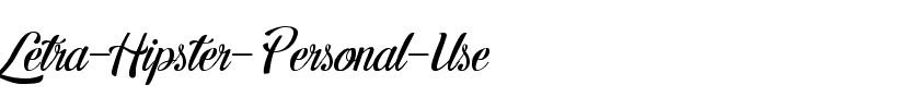 Letra Hipster – Personal Use Normal.ttf