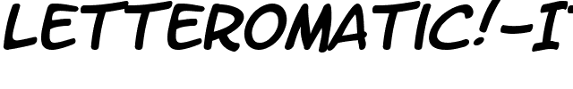 LetterOMatic! Italic.ttf