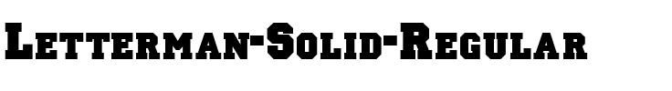 Letterman-Solid Regular.ttf