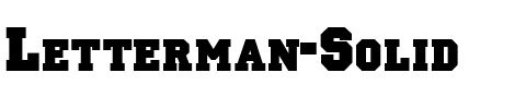 Letterman-Solid Regular.ttf