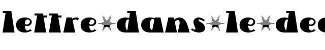 Lettre Dans Le Decor Regular.ttf